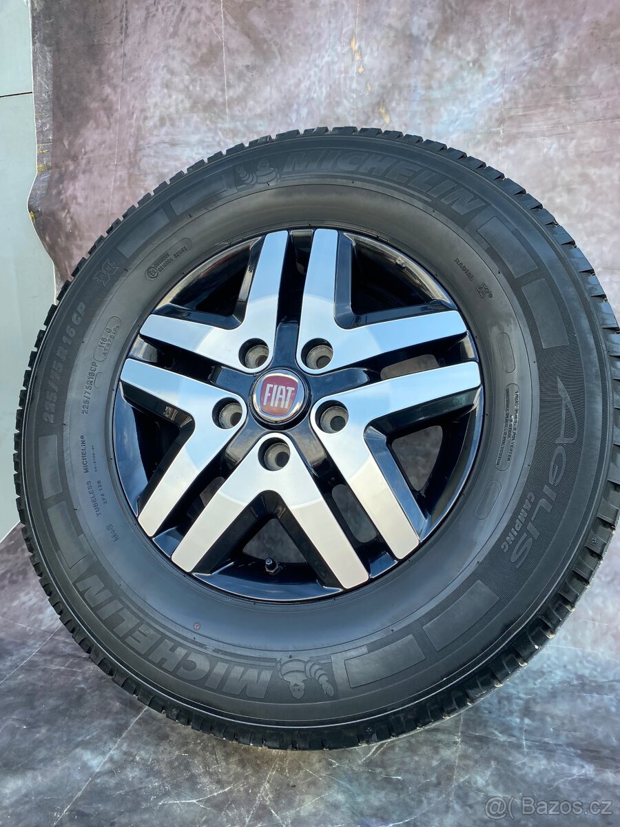 Letní sada Fiat Ducato obytné 225/75R16 zánovní - 9