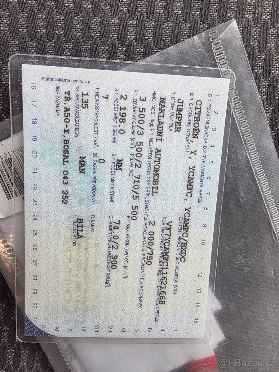 Prodám Citroen Jumper 6 mist - 9