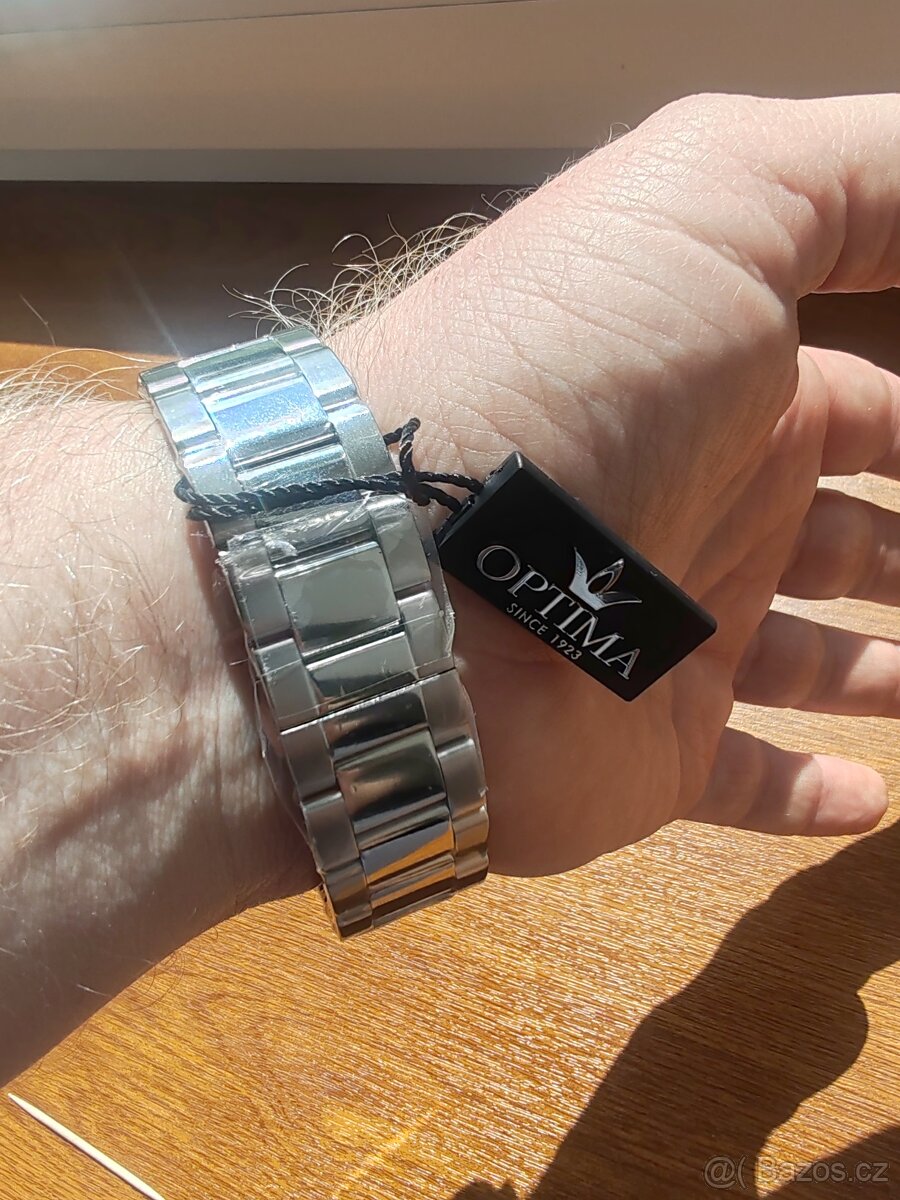 Nové švýcarské hodinky Optima - MORANO Sport Valjoux automat - 9