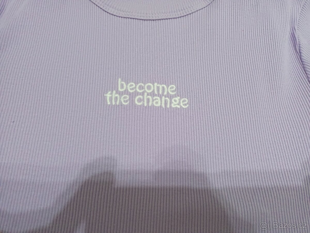 Dívčí triko, crop-top vel. 158/164 - 9