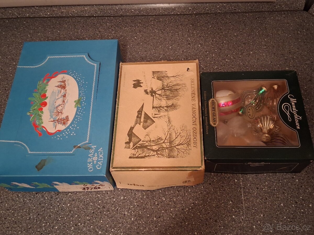 Retro vánoční ozdoby 22ks - 9