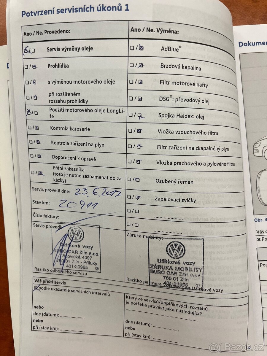 Prodám Vw Transportér T6 long 8mist odpočet DPH - 9