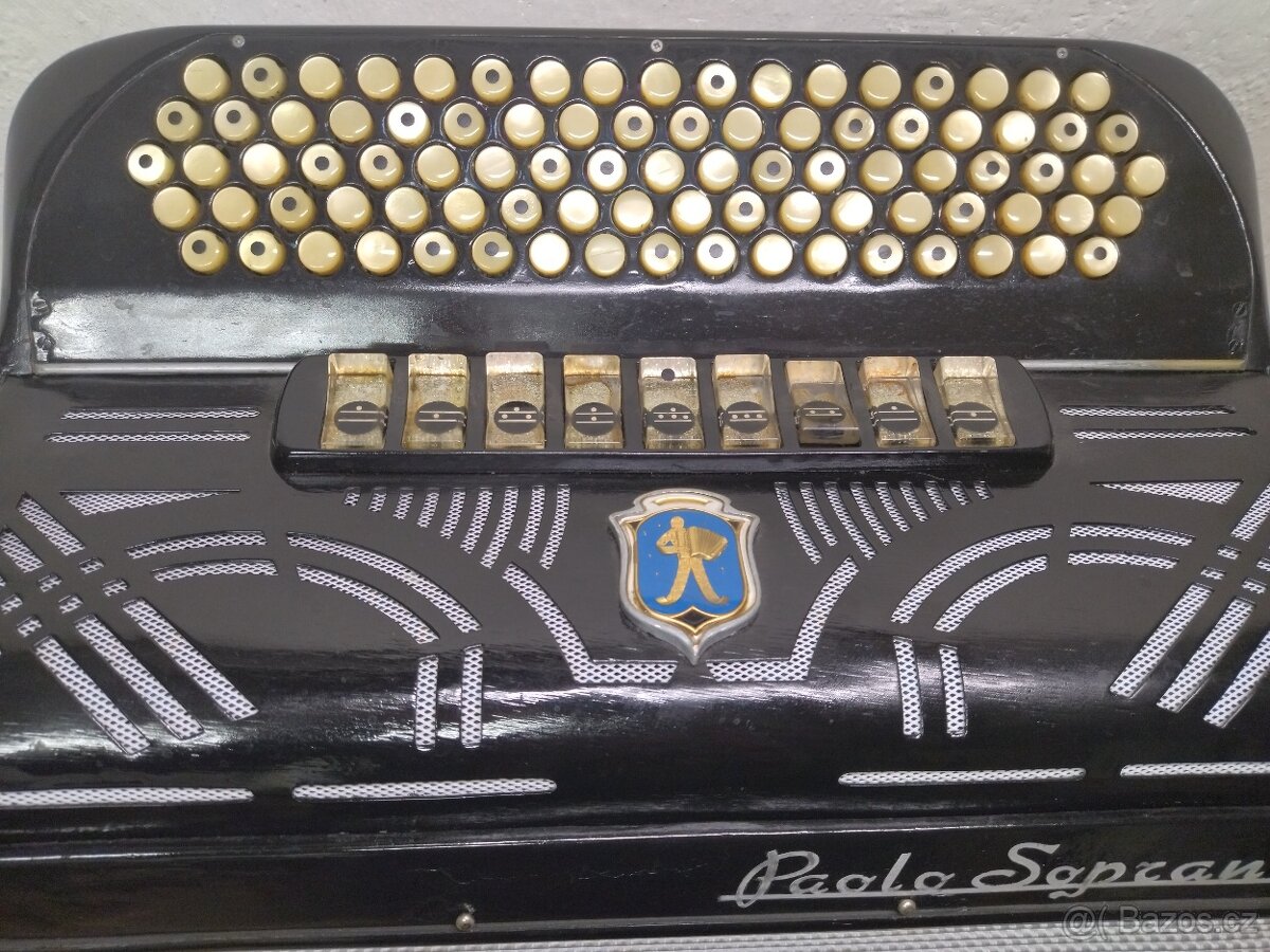 gombíkový chromatický akordeon PauloSoprani - 9
