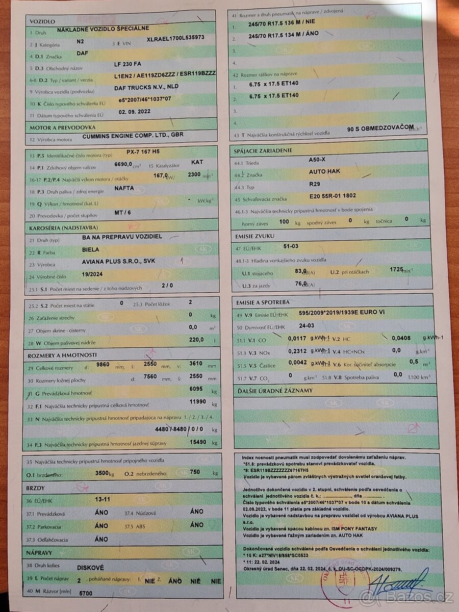 Daf lf 230 odťahovka - 9