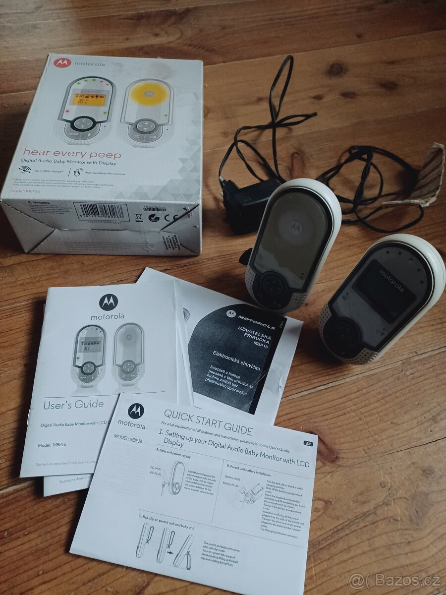 Dětská chůvička Motorola MBP 16 - 9