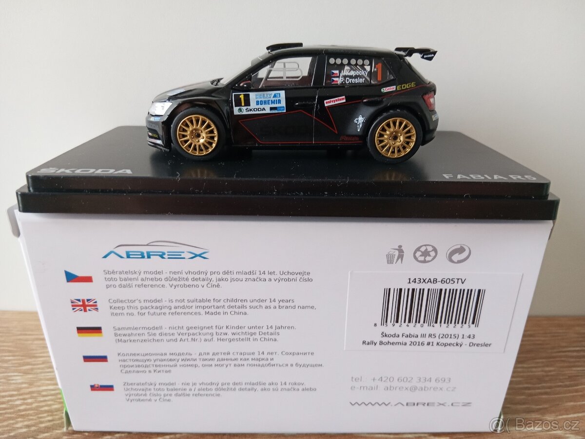 Škoda Fabia R5 1:43 Abrex - 9