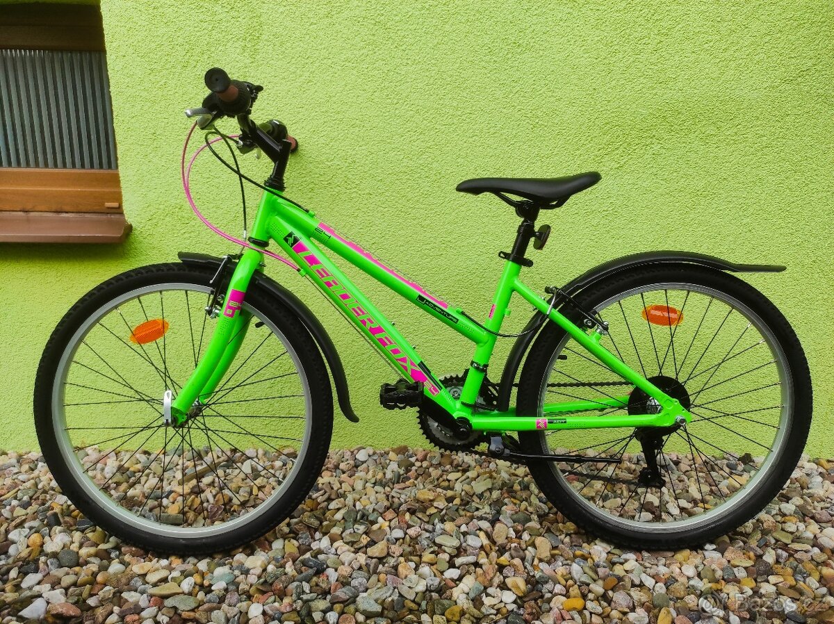 Značkové dětské kolo LEADER FOX 24" (ZELENÁ) - 9