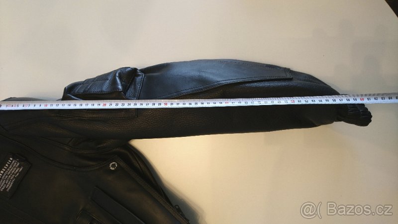 Pánská kožená bunda KADOYA New Concepter, černá, vel.S - 9