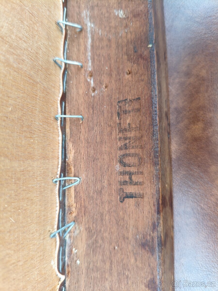 Thonet 6x značené ořechové židle - 9