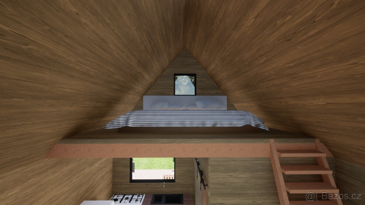 Moderná chata v škandinávskom štýle - 9