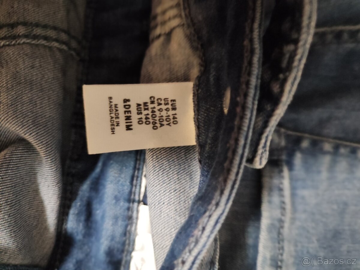 Prodám moc krásné laclové kraťase DENIM vel. 140 - 9