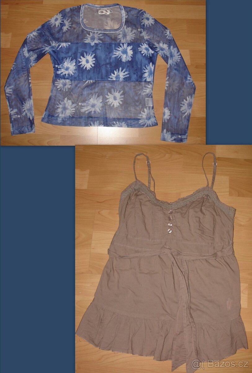 ++ 16x dívčí halenka, košile vel.122-164 - levně prodám ++ - 9