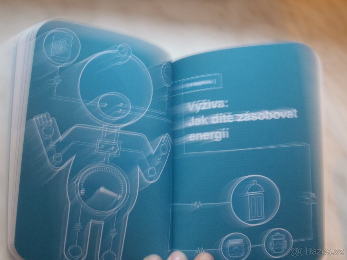 Nosička šátek na miminko, knížka o výchově, pexeso, kostky - 9