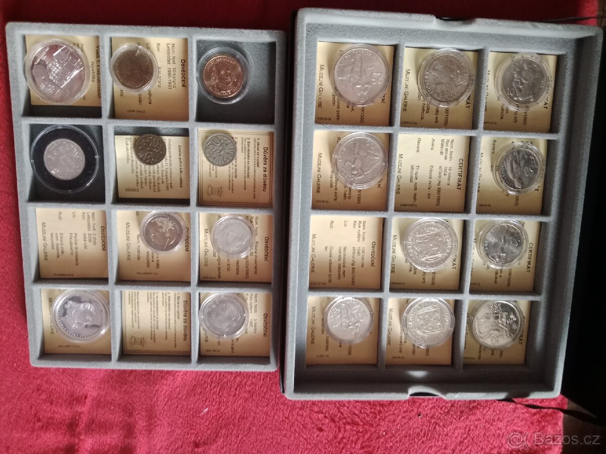 Stříbrné mince 24 kusů - 9