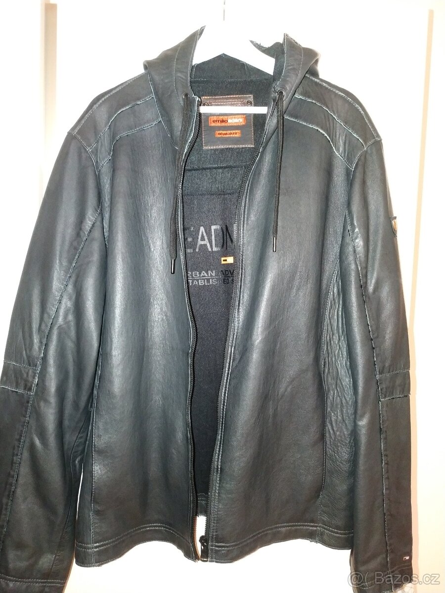 Kožená bunda/ nová/unisex/oversize - 9