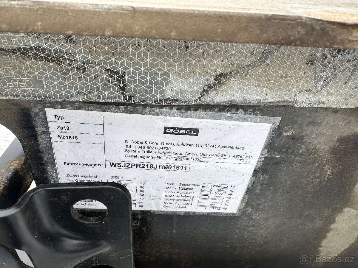 DAF XF 106.460,BDF,6X2+GOBEL,SAF,2018 - 9