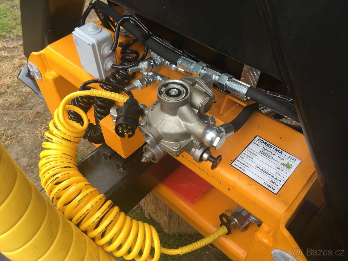 Prodám vyvážecí vlek Forestma 10T s HR Möre Maskiner 7070 - 9