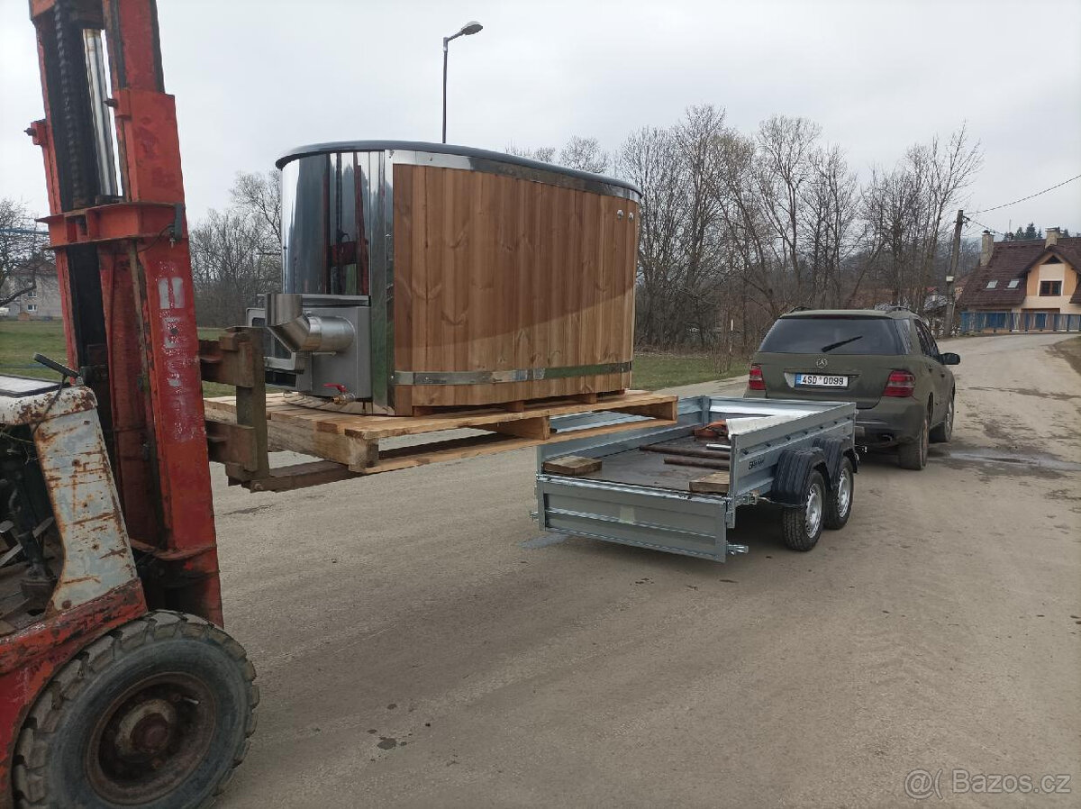 Koupací káď Marivox - oválná, koupací sud, hot tub - 9