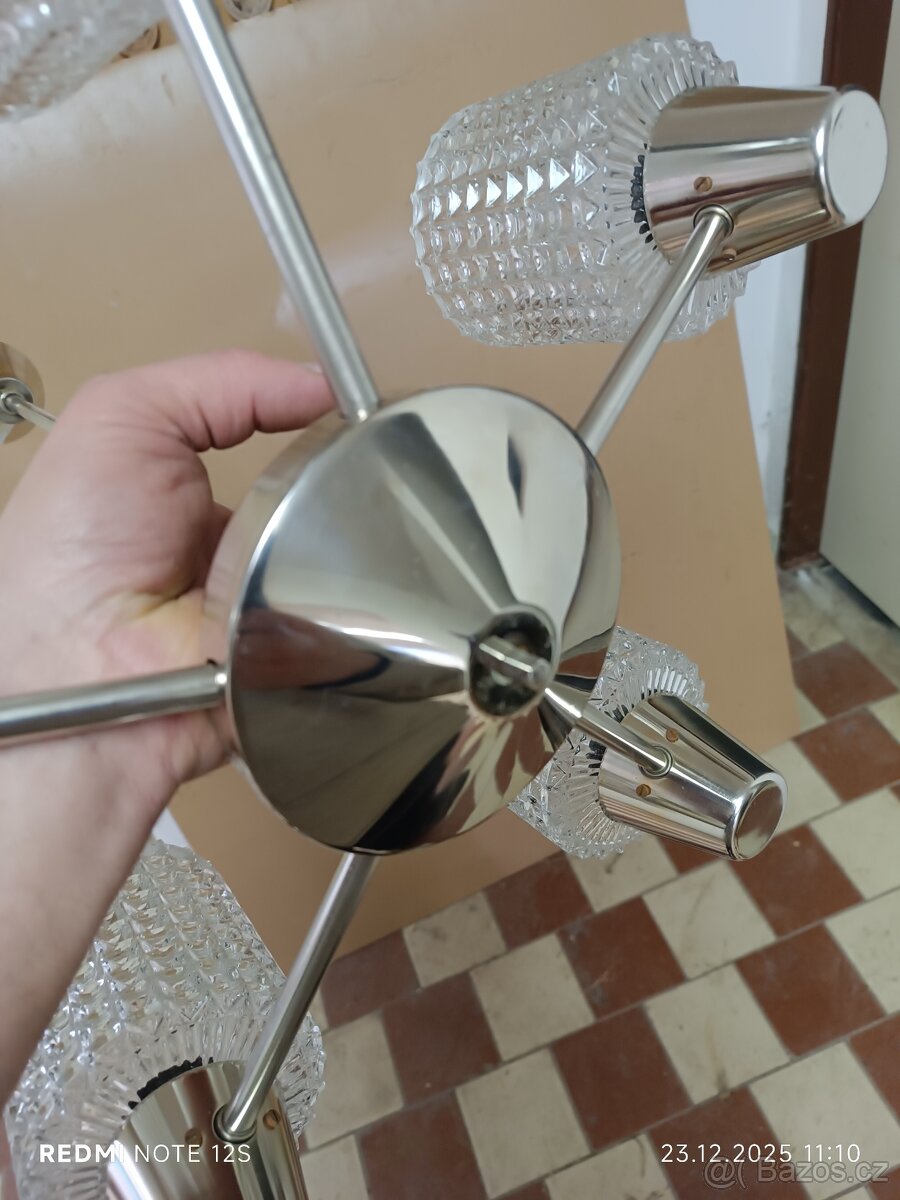 Starý , retro lustr - 9