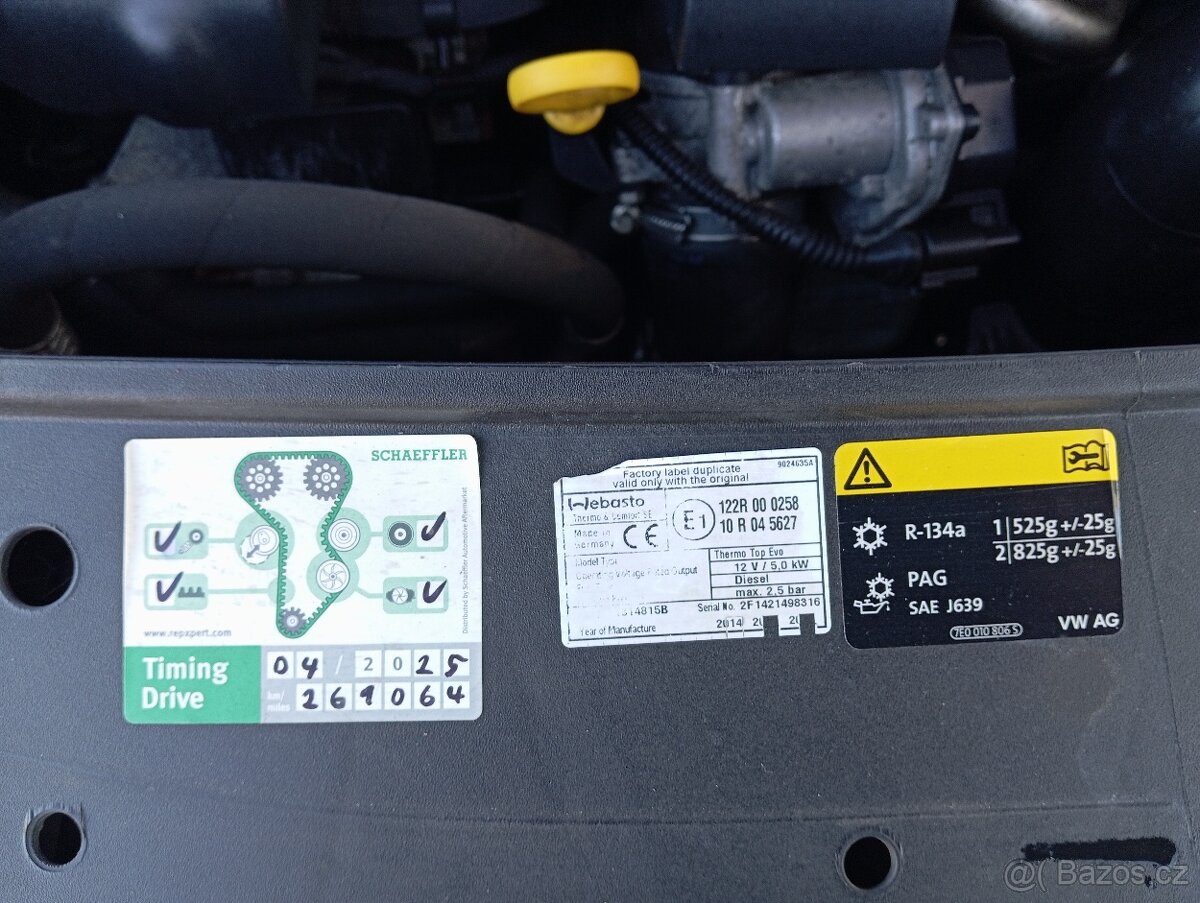 VW Caddyy 1,6TDI , automat, Webasto - 9