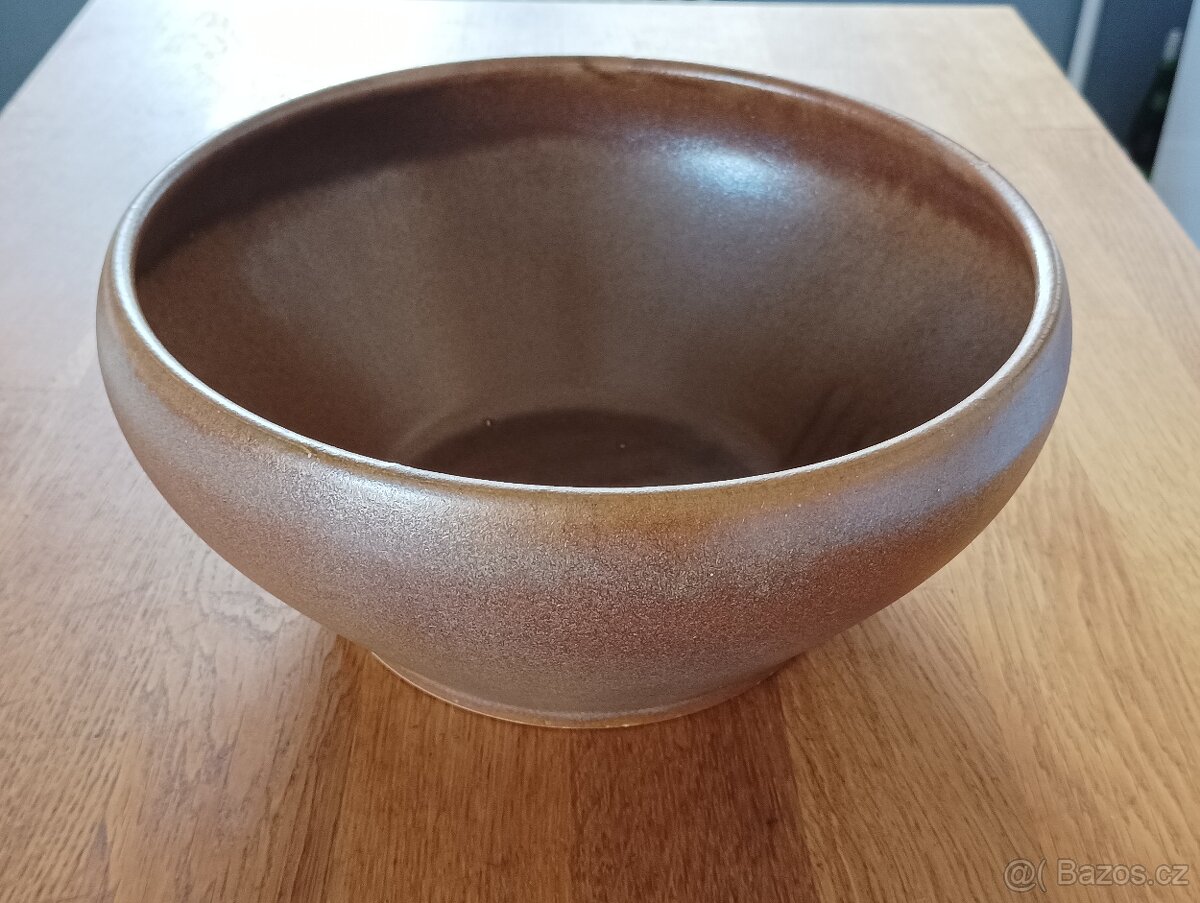 VINTAGE KAMENINOVÁ MÍSA GRÉS & POTIERS DIGOIN - FRANCIE - 9