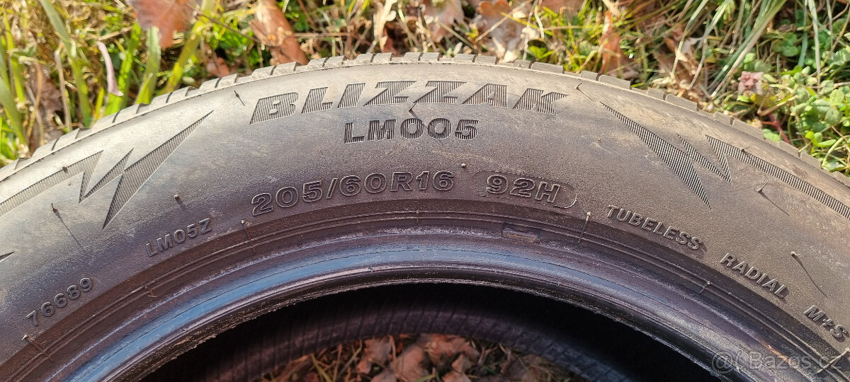 205/60r16 Bridgestone LM005 Semperit Master Grip 2 4ks zimní - 9