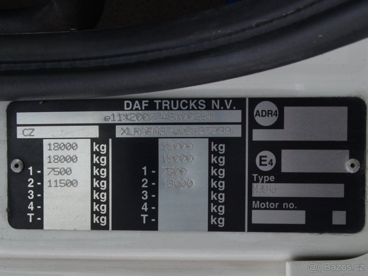 DAF CF 320 FA Euro VI 4x2 skříň - 9