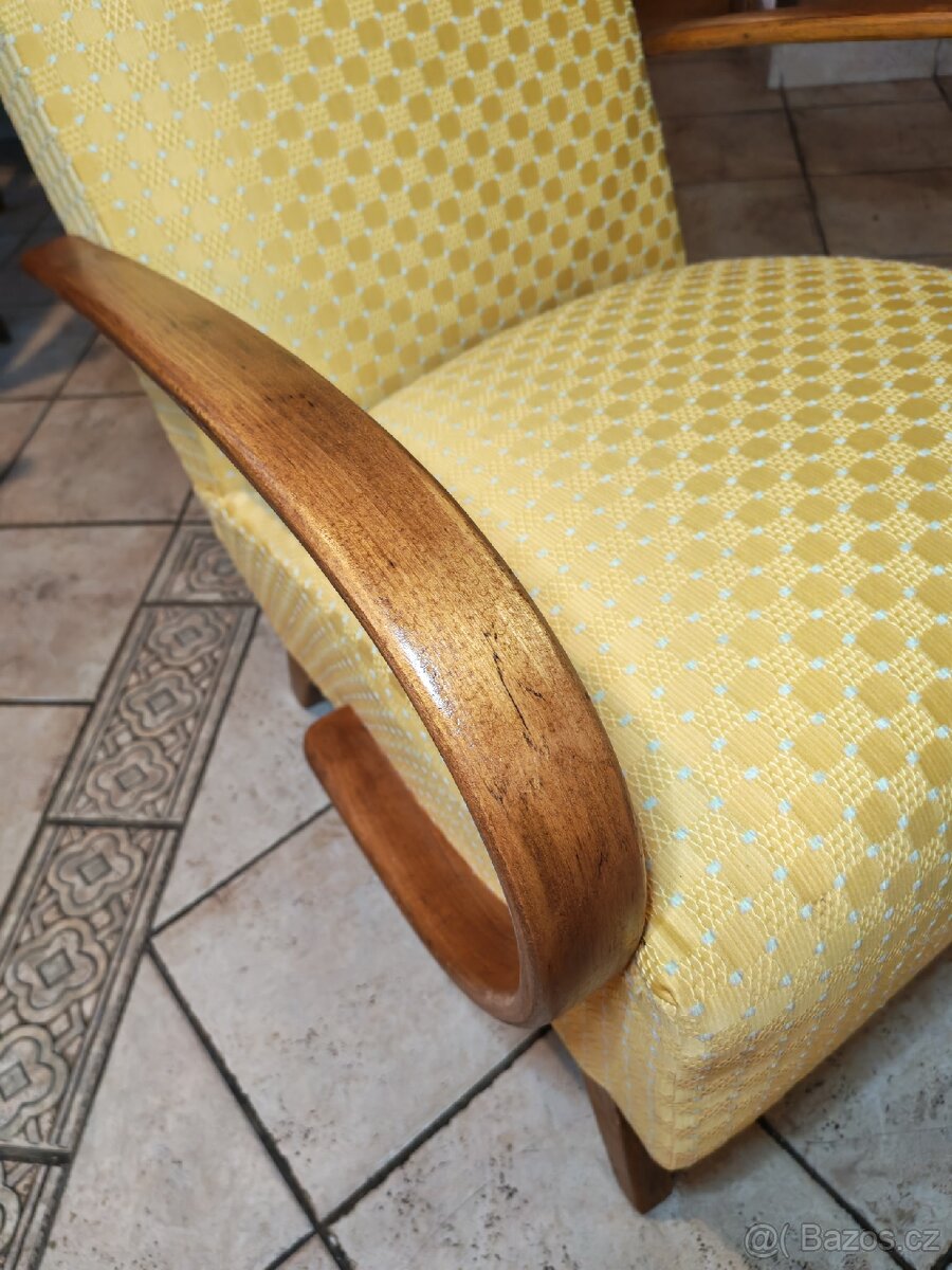 Párová křesla Halabala C a stolek Koželka Kropáček - 9