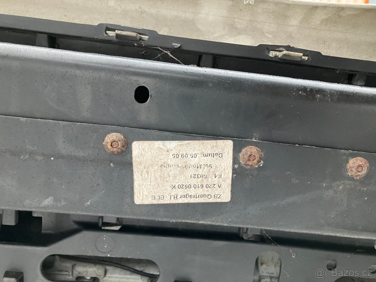 Zadní nárazník na MB S W220 od r.2002 facelift - 9