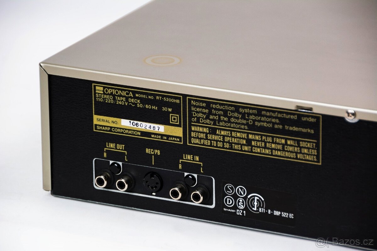 OPTONICA RT-5200 / procesorem řízený, 2-motorový deck - 9