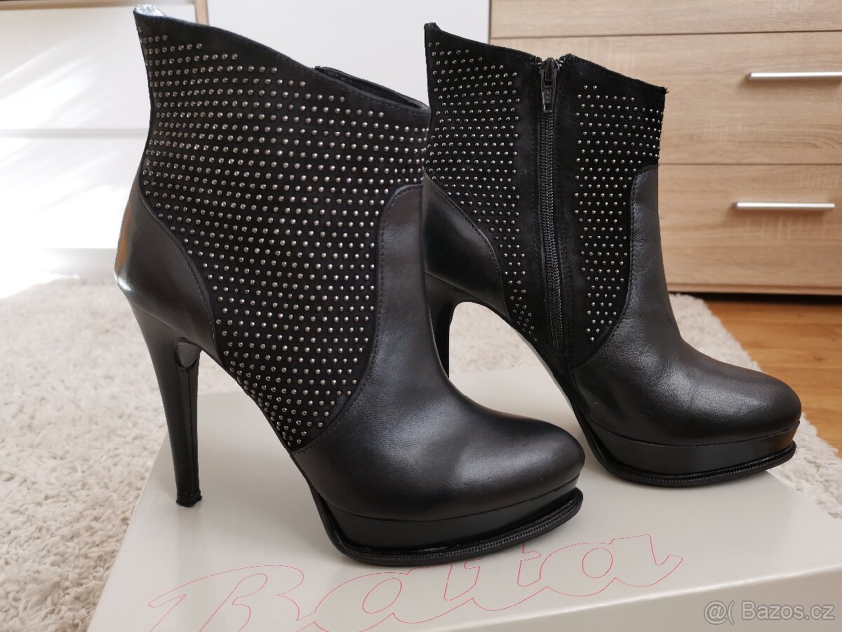 Kožené elegantní boty zn. BAŤA - 9