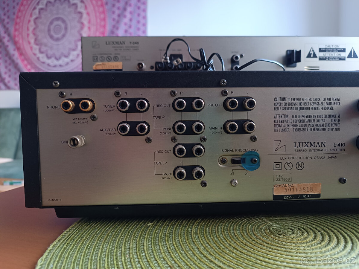 zesilovač Luxman L-410 (+ tuner T-240) - 9