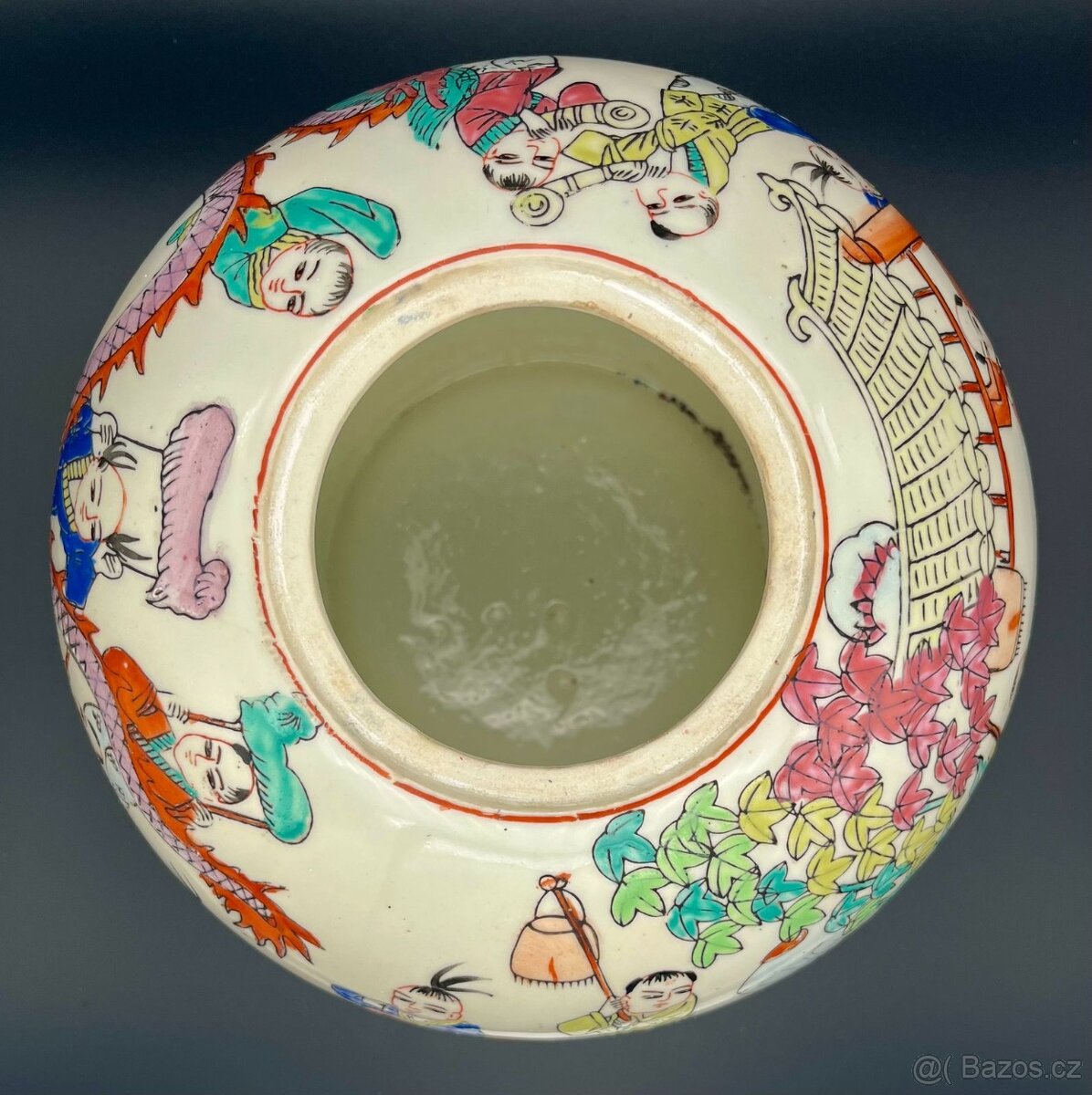 Čínská porcelánová dóza - 9