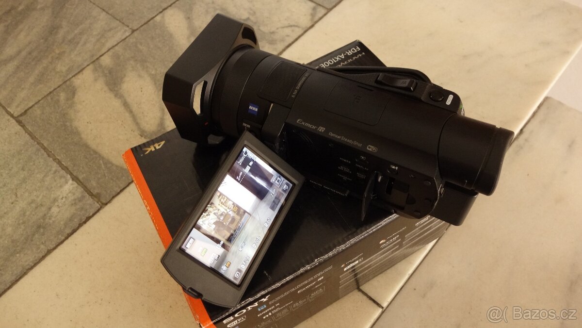 Sony FDR-AX100E, Full HD, 4K - 9