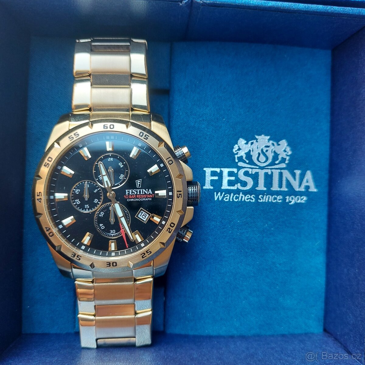 Pánské hodinky Festina, DOKLAD, ZÁRUKA, TOP STAV, krabička - 9