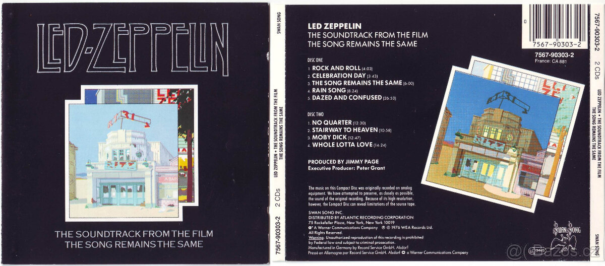 LED ZEPPELIN - kompletní řadová alba na CD - 9