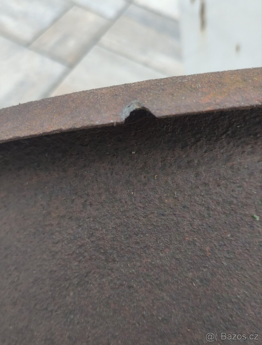 Starožitná výlevka litinová - 2 kohouty - 9