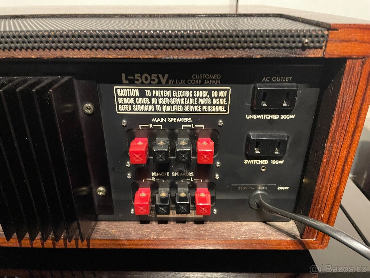 integrovaný zesilovač LUXMAN L-505V - 9