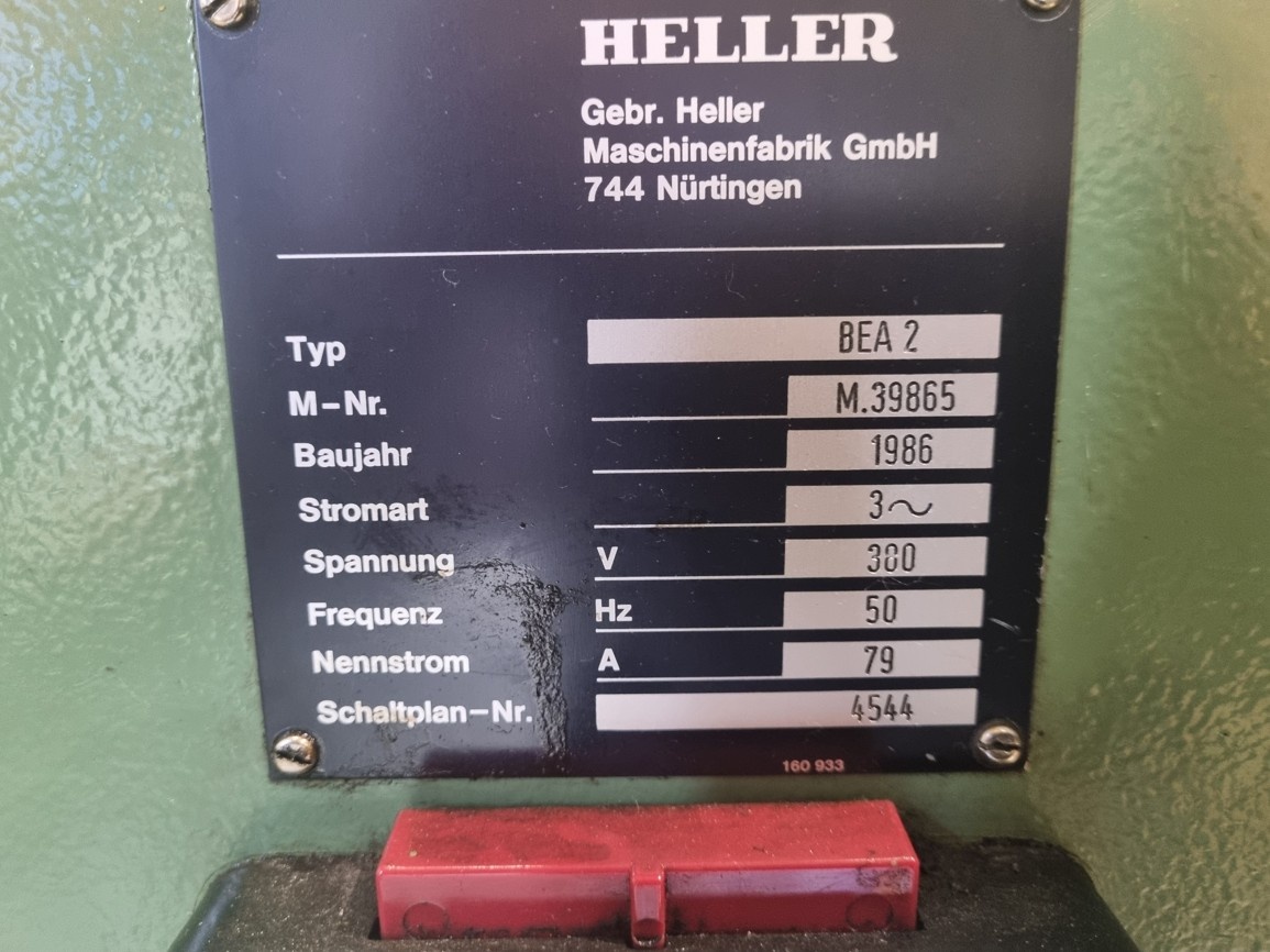 Horizontální obráběcí centrum HELLER BA 2 - 9