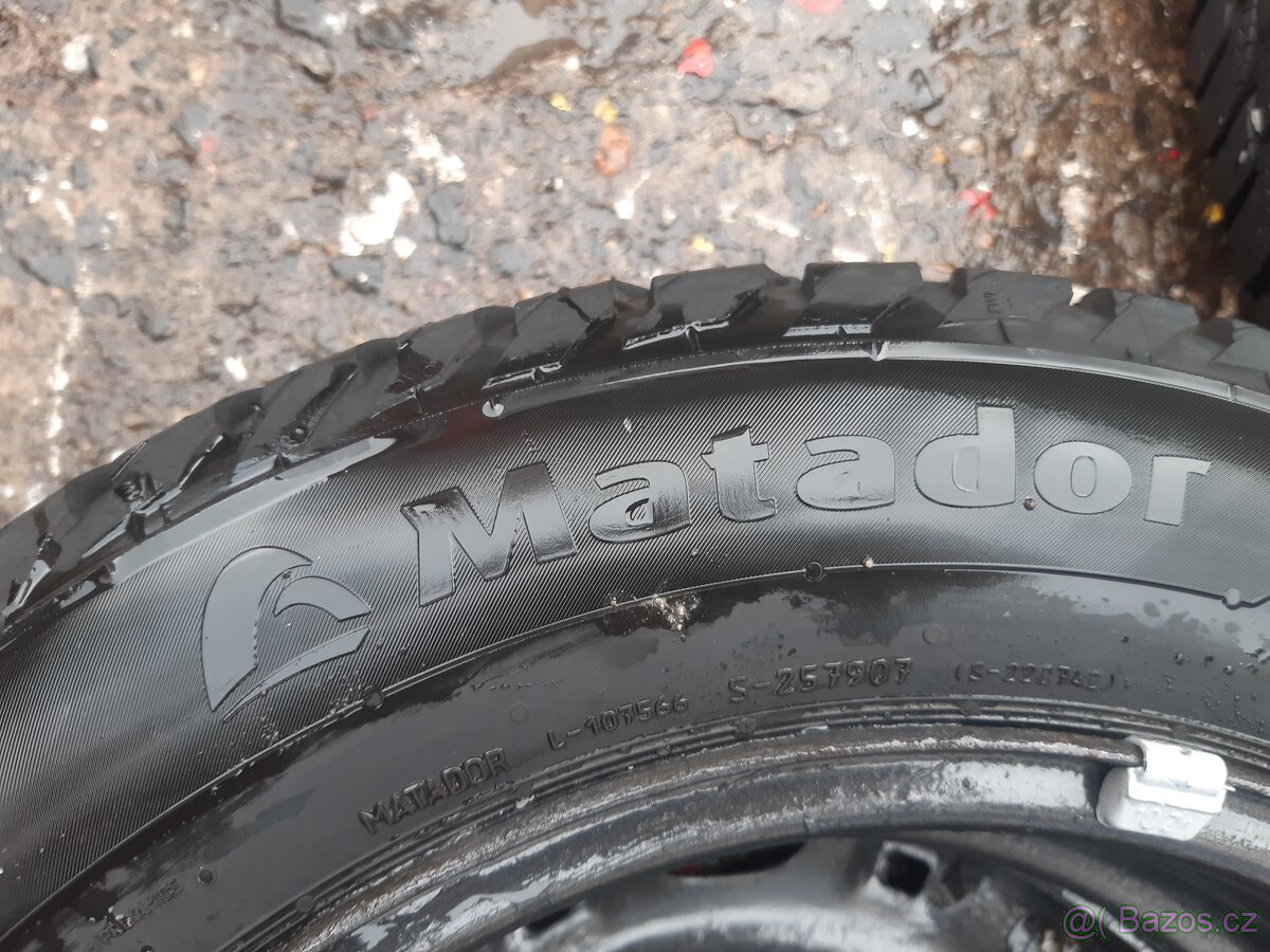 Zimni pneu 165x70x14" a celoroční 175x65x14" disky 5x100 Š - 9