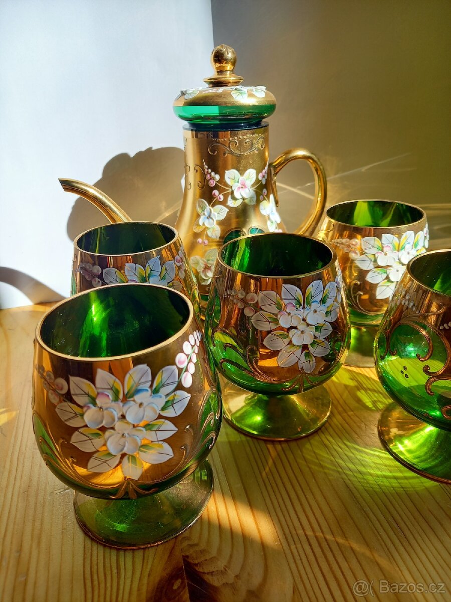 Novoborské sklo zelené - 9