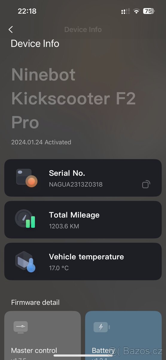Elektrická koloběžka Ninebot KickScooter F2 Pro E by Segway - 9