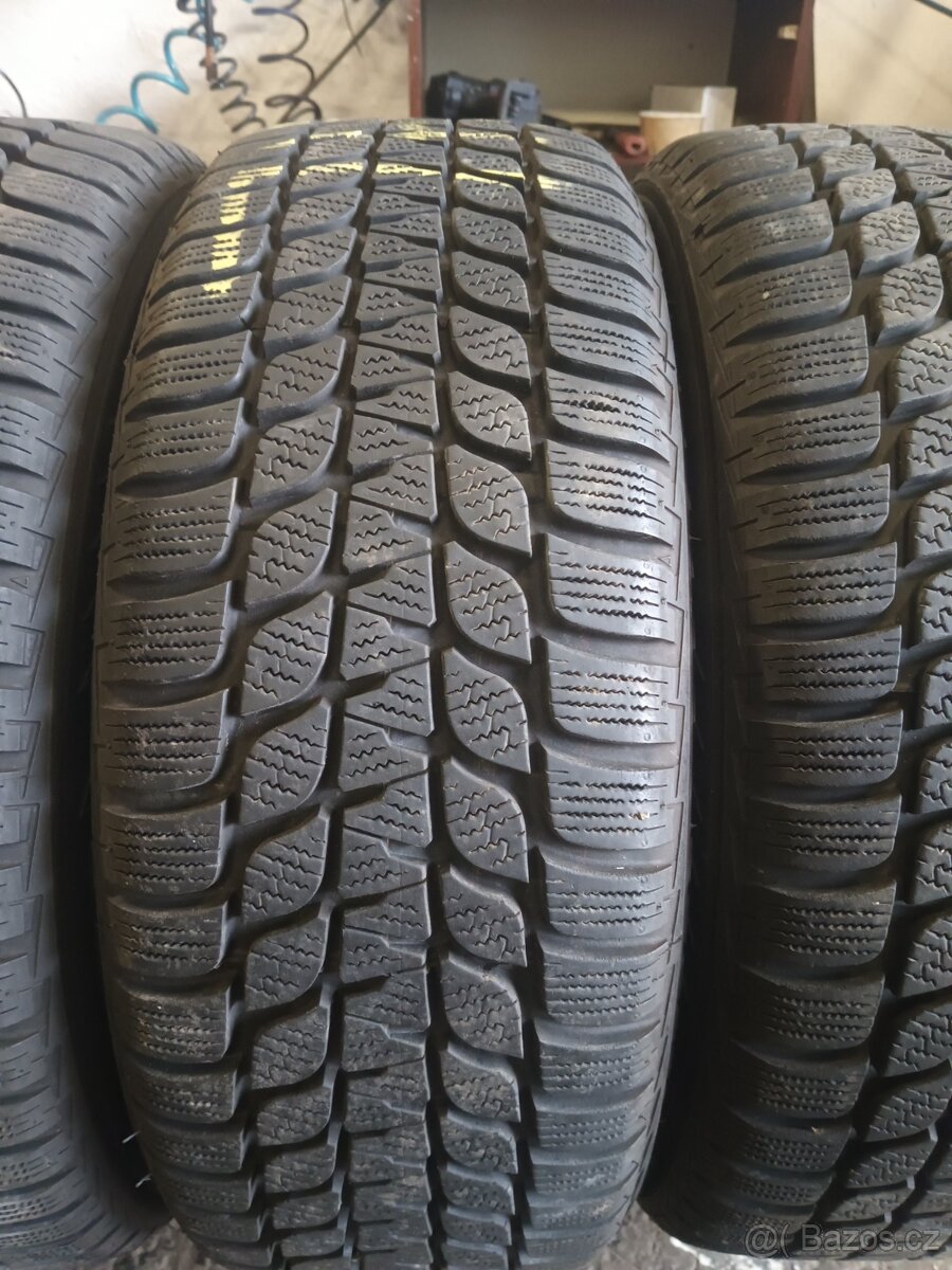 Sada zimních pneu 195/55/16.Bridgestone. - 9