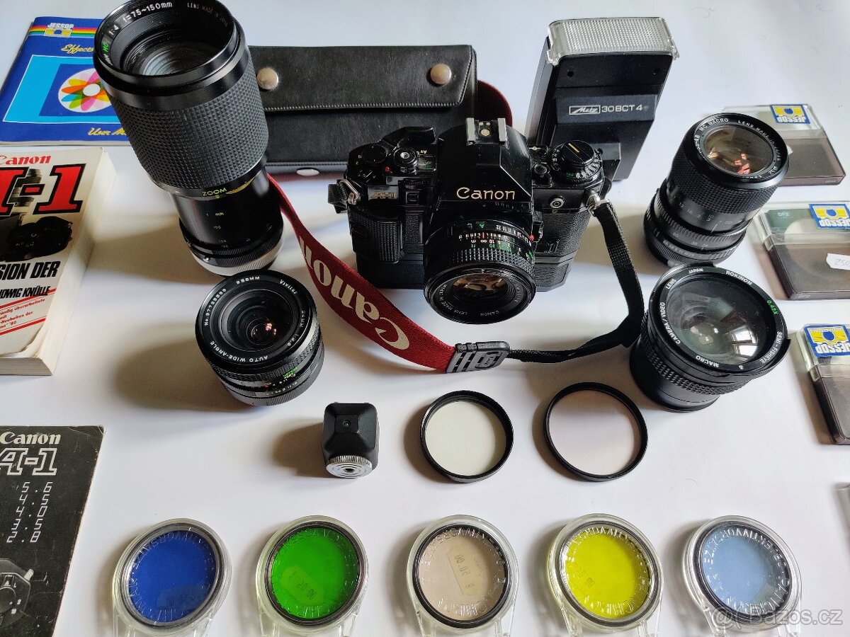 CANON A1 včetně velkého množství příslušenství - 9