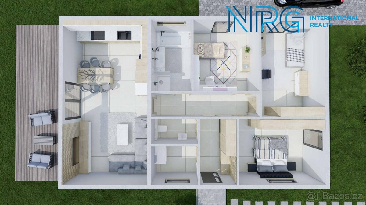 Prodej bungalovu 4+kk, 98 m2, Chomutov - 9