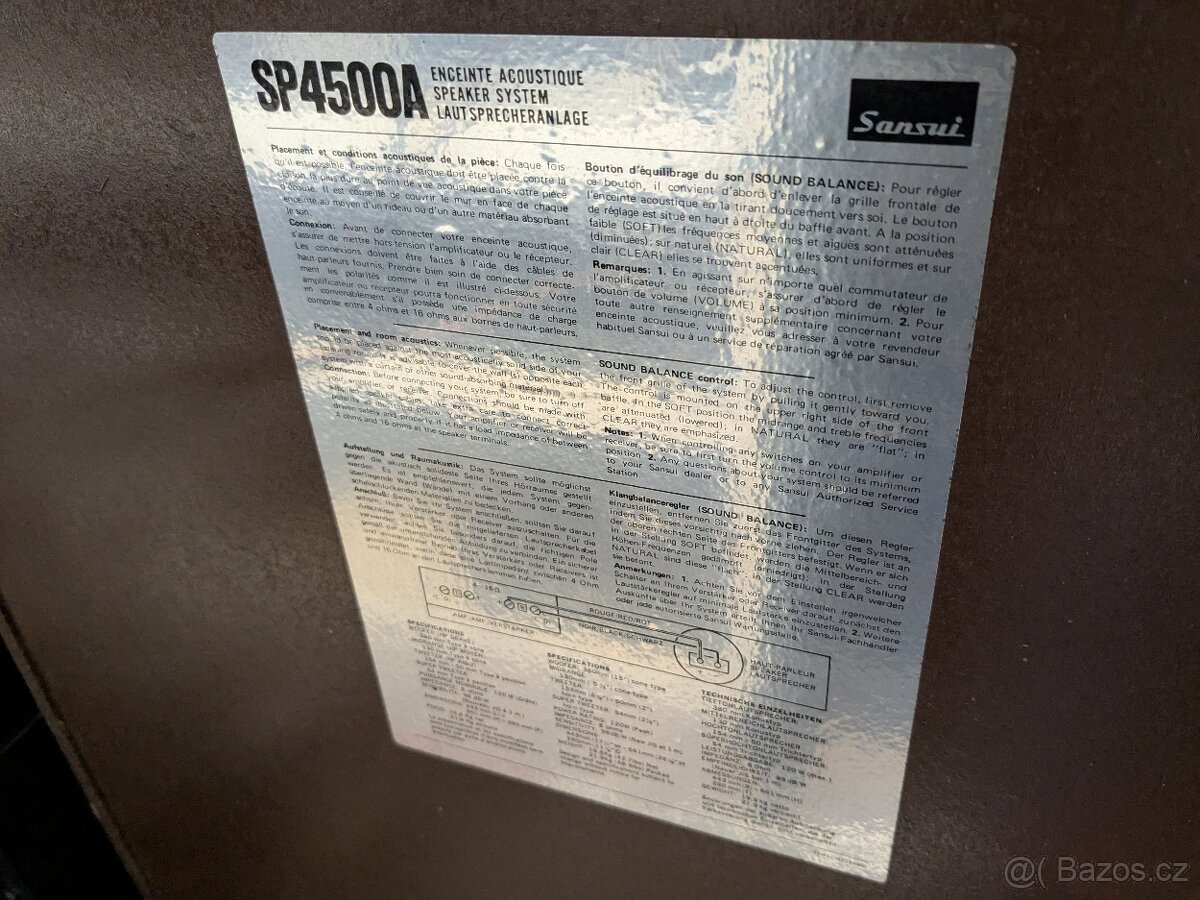 Sansui SP-4500A - 9