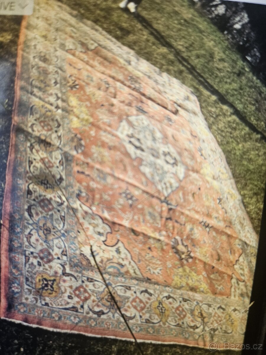 2x postel halabala, 2x židle Philippe, koberec ,květináč - 9