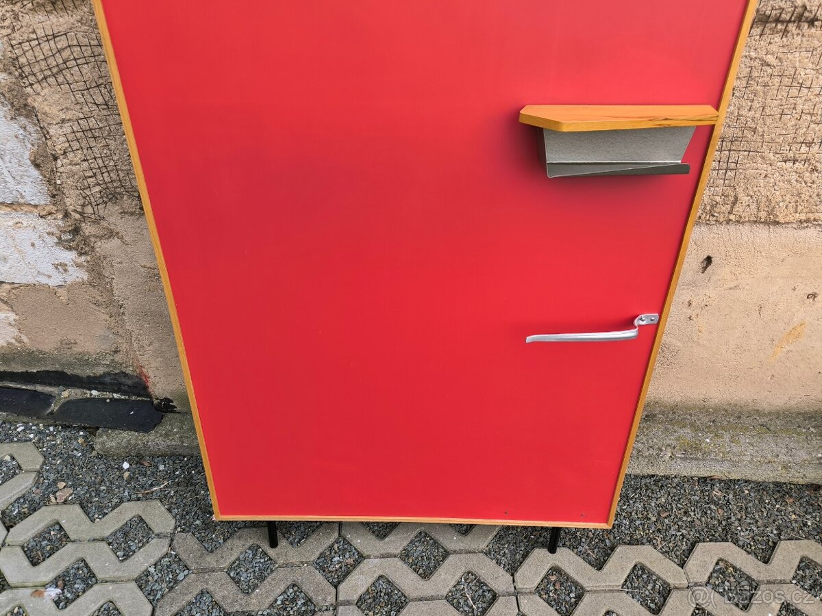 Retro koženková předsíňová stěna - Brusel 60. léta - 9