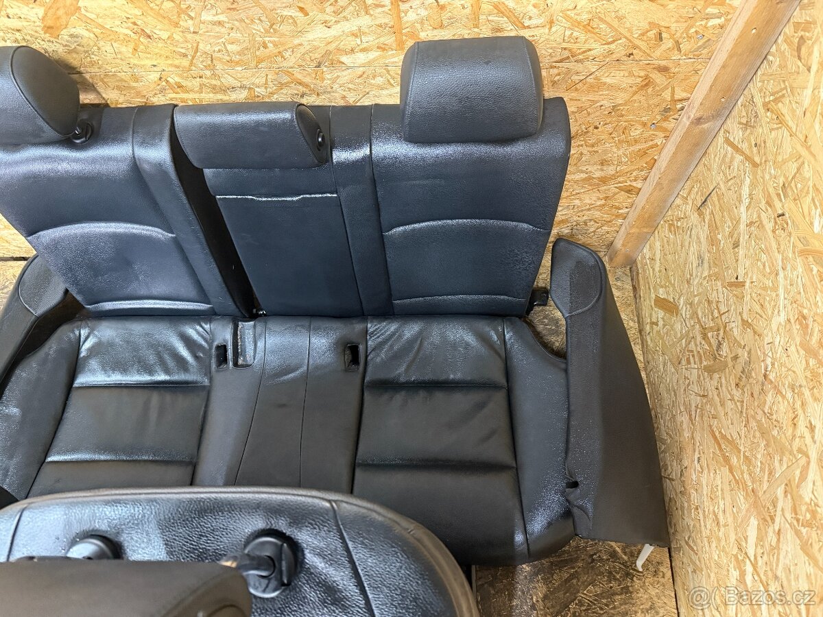 KOMPLETNÍ ČERNÝ KOŽENÝ INTERIÉR BMW F10 - 9