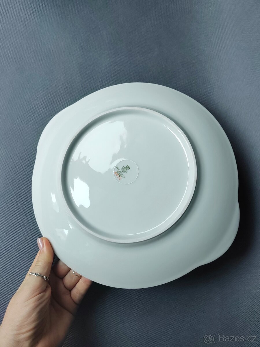 Nádherný servírovací talíř Sophienthal Fein Bayreuth 1945-48 - 9